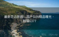 最新花边新闻：国产SUV精品曝光 · 特辑6377