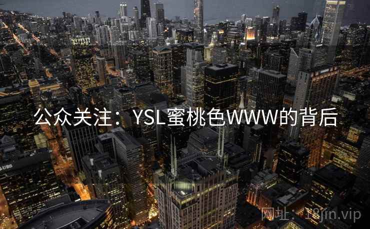 公众关注：YSL蜜桃色WWW的背后