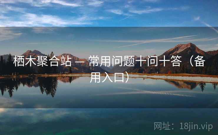 栖木聚合站 — 常用问题十问十答（备用入口）